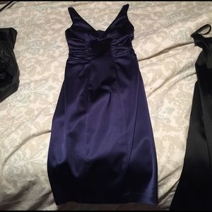Navy cocktail dress