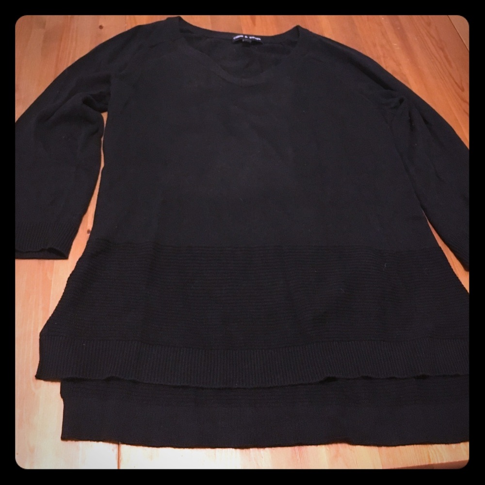 Cable & Gauge High-Low Knit Top