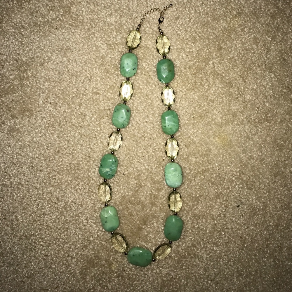 JCREW turquoise long necklace - Picture 1 of 2