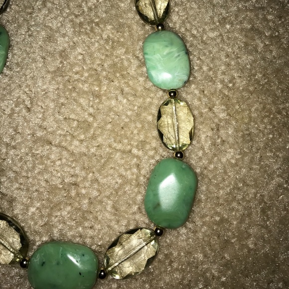 JCREW turquoise long necklace - Picture 2 of 2