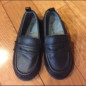 Boys black dress shoes