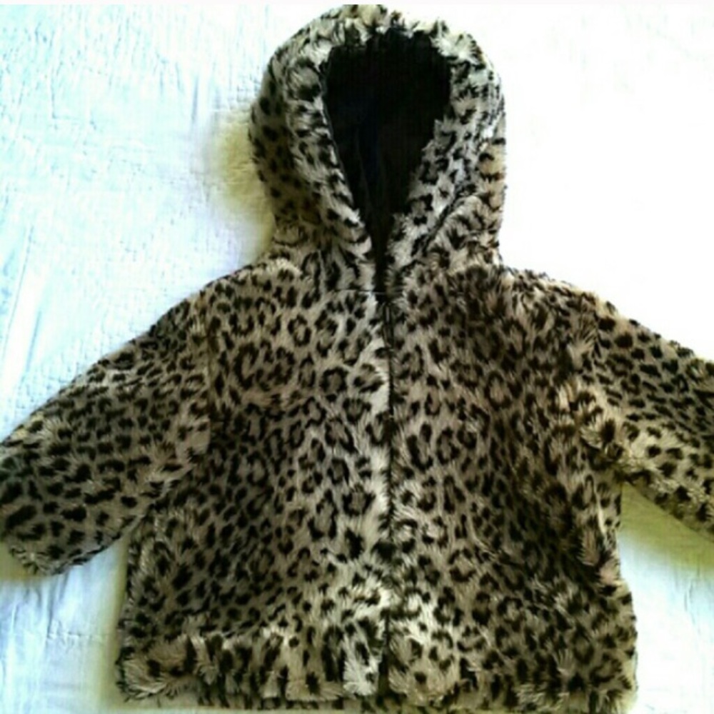 Faux fur coat for 12 months