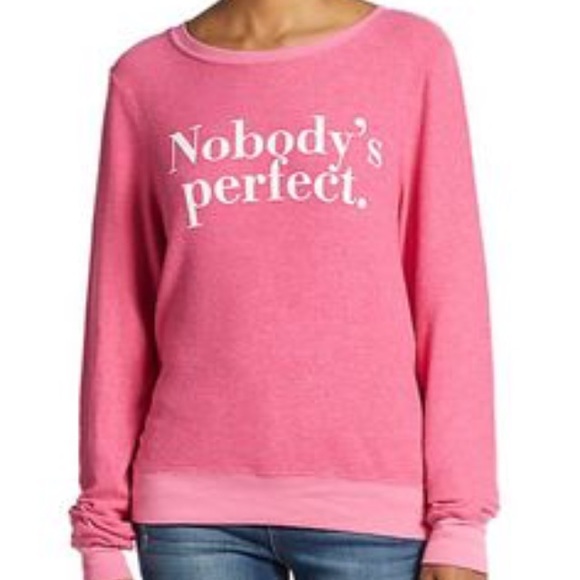Wildfox Tops - 🌟HP🌟 WILDFOX “Nobody’s Perfect” BB Jumper