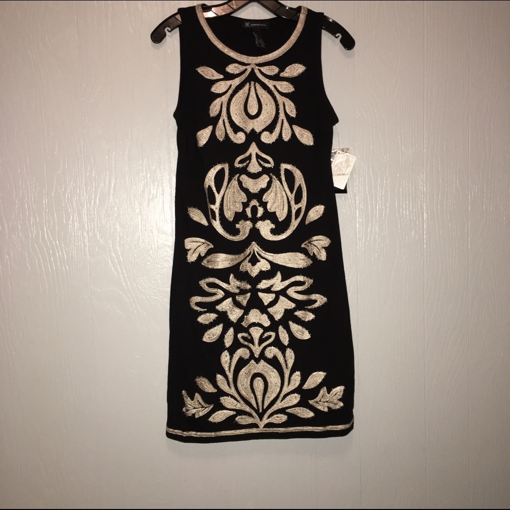 INC International Concepts   midi black dress