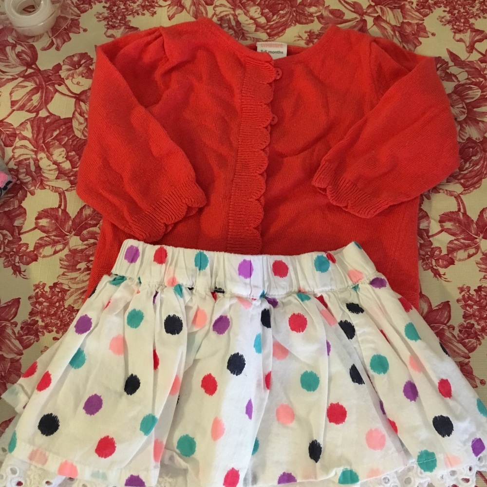 Polka Dot skirt 6 months