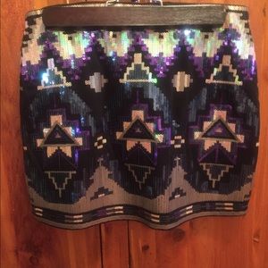 Sequin skirt