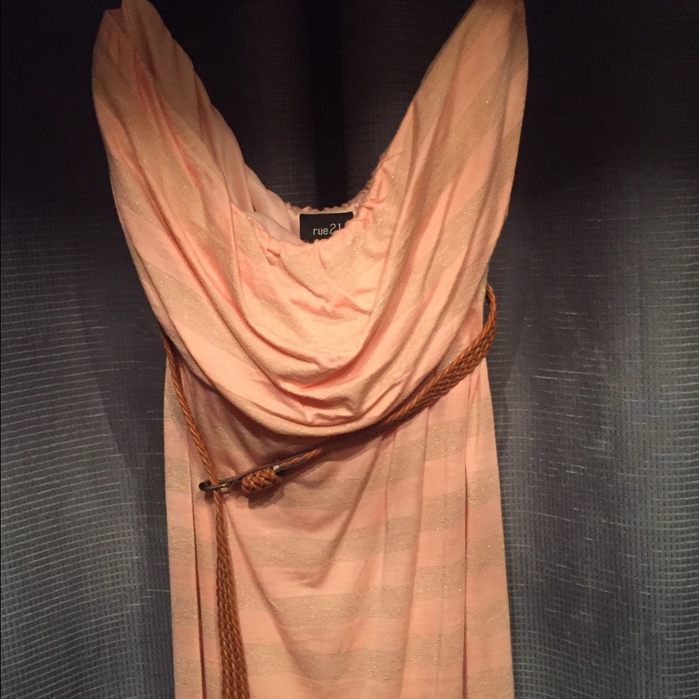 NWT Rue 21 Strapless High Low Dress