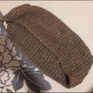 Chunky Brown Infinity Scarf