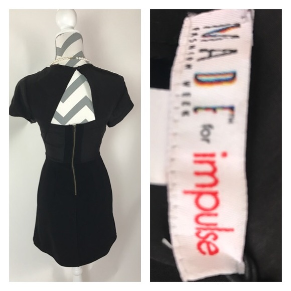 Made for Impulse Little Black Dress Size XS - Picture 4 of 5