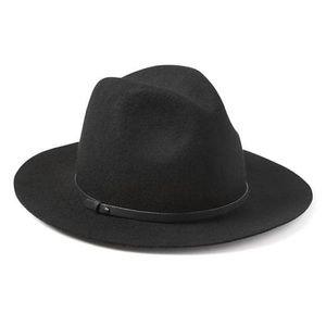 Black wool hat