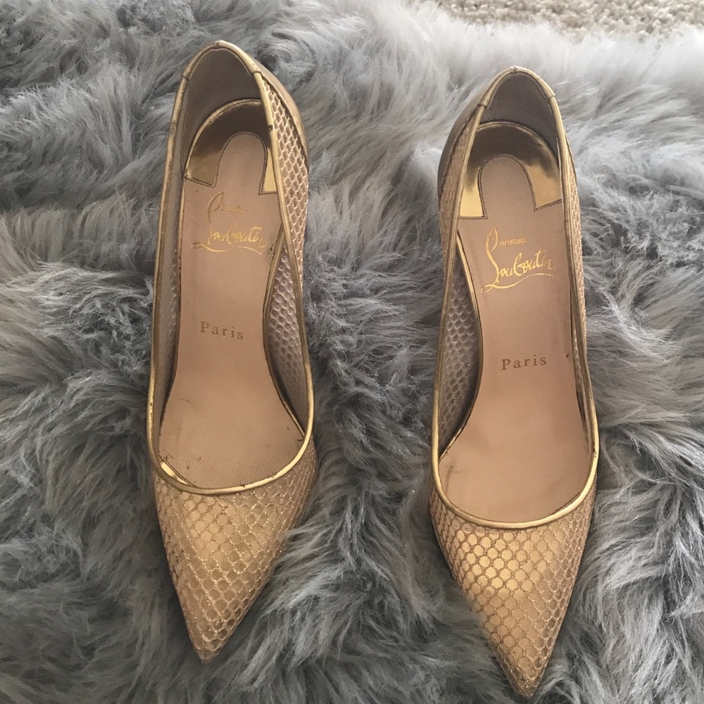 CHRISTIAN LOUBOUTIN(USED-SCUFFMARKS&STAIN on BOX)