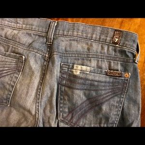 7 for all Mankind boot cut jeans. Size 29.