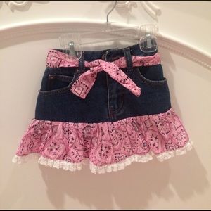 Cutest ever! Kiddie Koral cowgirl skirt