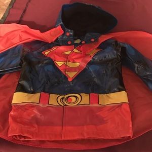 Super man raincoat 3T girls or boys