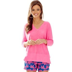 Lilly Pulitzer Sweaters - Lilly Pulitzer pink Jameson Dolman sleeve sweater Lilly Pulitzer Sweaters - Lilly Pulitzer pink Jameson Dolman sleeve sweater