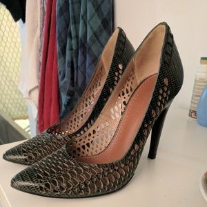 Proenza Schouler Dark Green Pumps