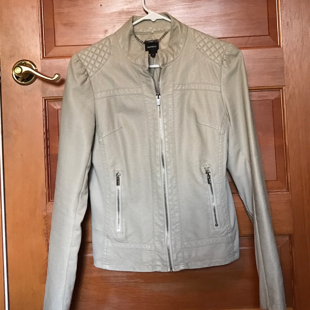 Express leather jacket