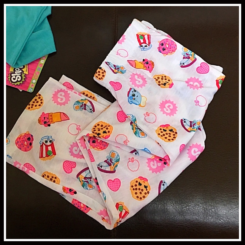SHOPKINS PJS GIRL’S FLEECE PAJAMAS - Picture 5 of 8