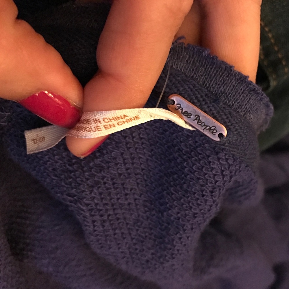 Free People PURPLE Sweater - Picture 6 of 8