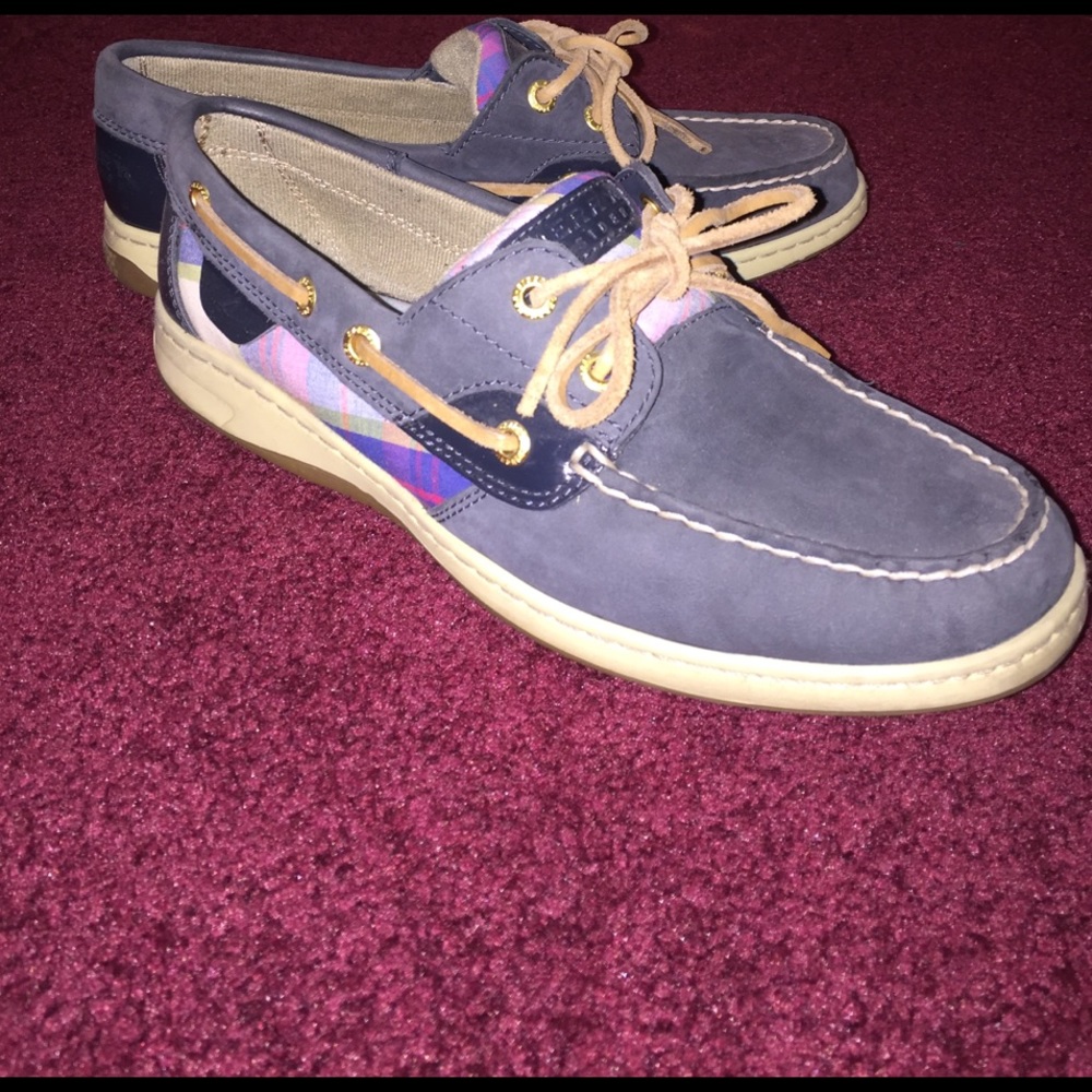 Navy Blue Sperry Top-Siders