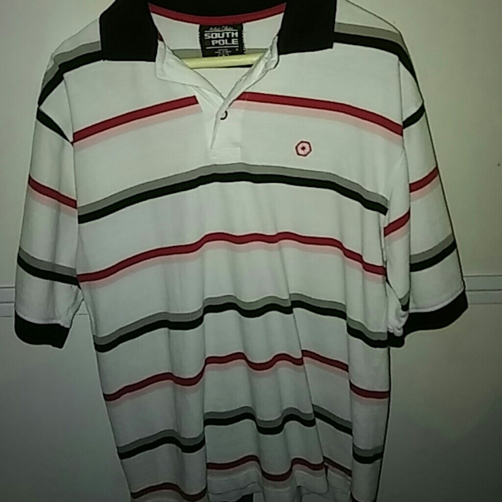 Striped polo