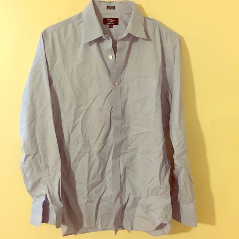 J. Crew Light Blue Dress Shirt Size M