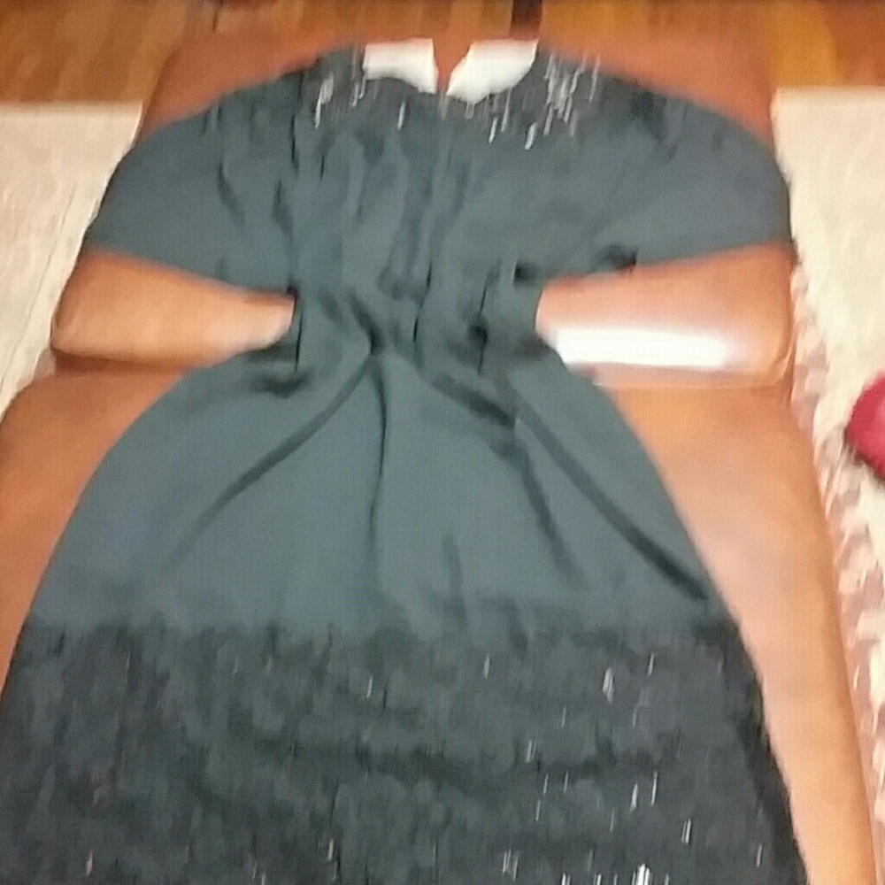 Lace black dress