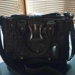 Madi Claire Leather satchel
