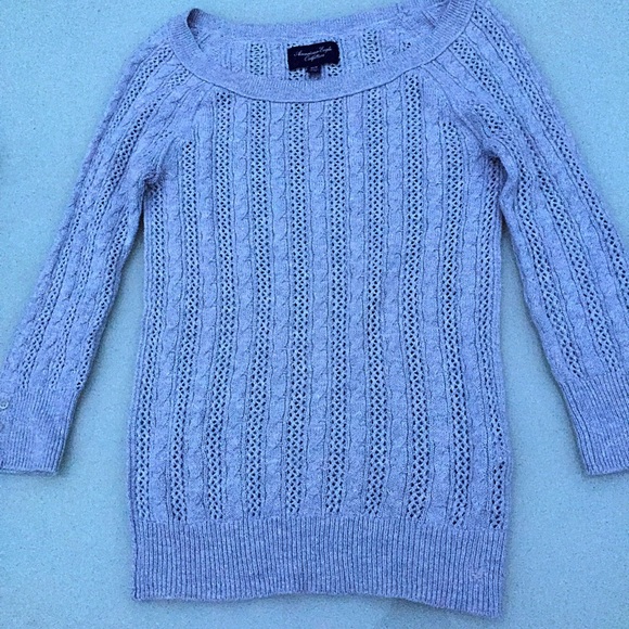 American Eagle Gray Sweater - Picture 2 of 3