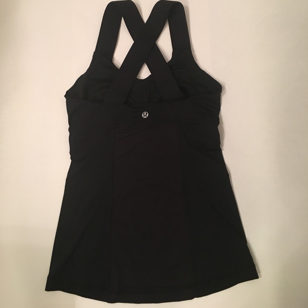 Lululemon Black Built-In Bra Workout Tank