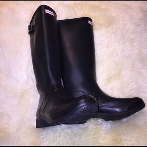 Hunter Boots Tall Matte Black