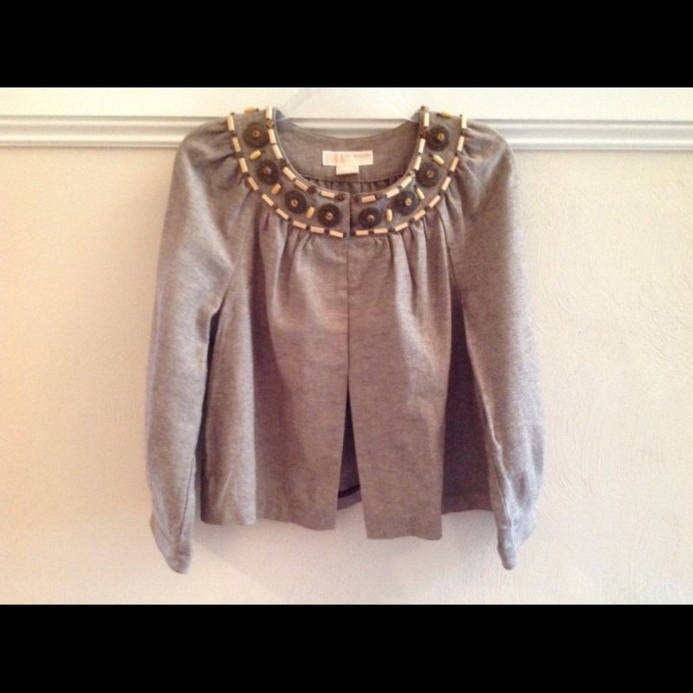 Michael Kors Jacket with Wooden Beading