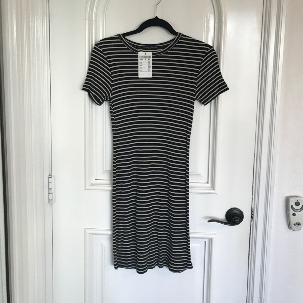 Brandy Melville Striped T-shirt Dress