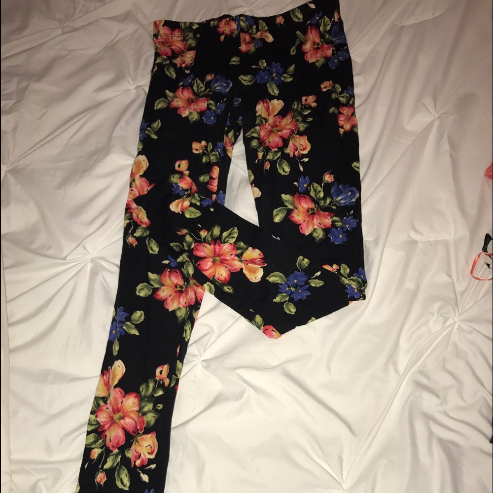 Floral leggings