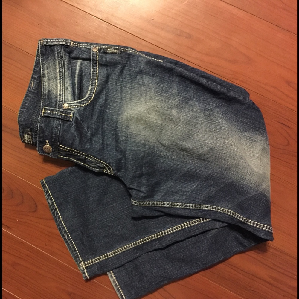 Silver bootcut plus jeans 18