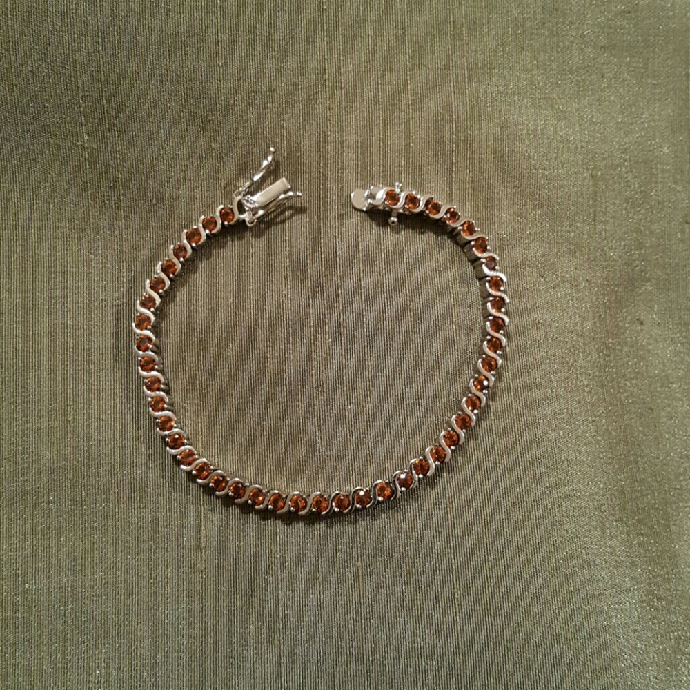 SOLD!!!!!!!NWOT  - Citrine bracelet - 14k WGP