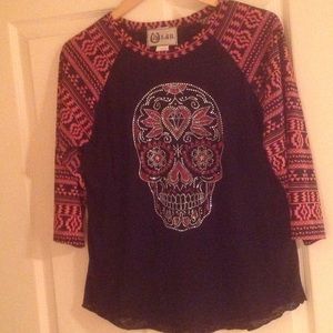 Sugar Skull Top