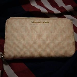 Michael Kors Adele double zip wallet