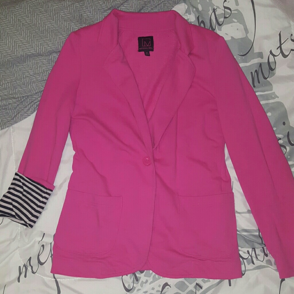 Pink stylish blazer