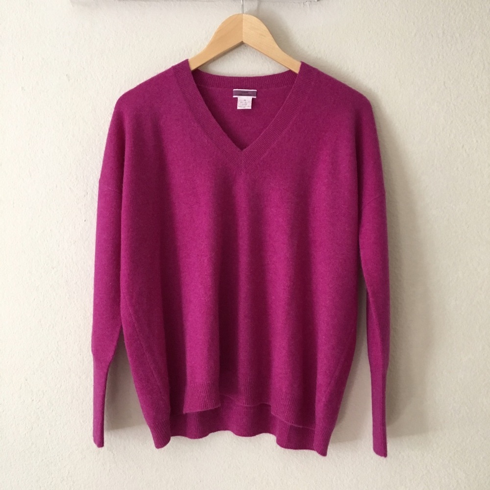 J.crew collection cashmere boyfriend sweater XS