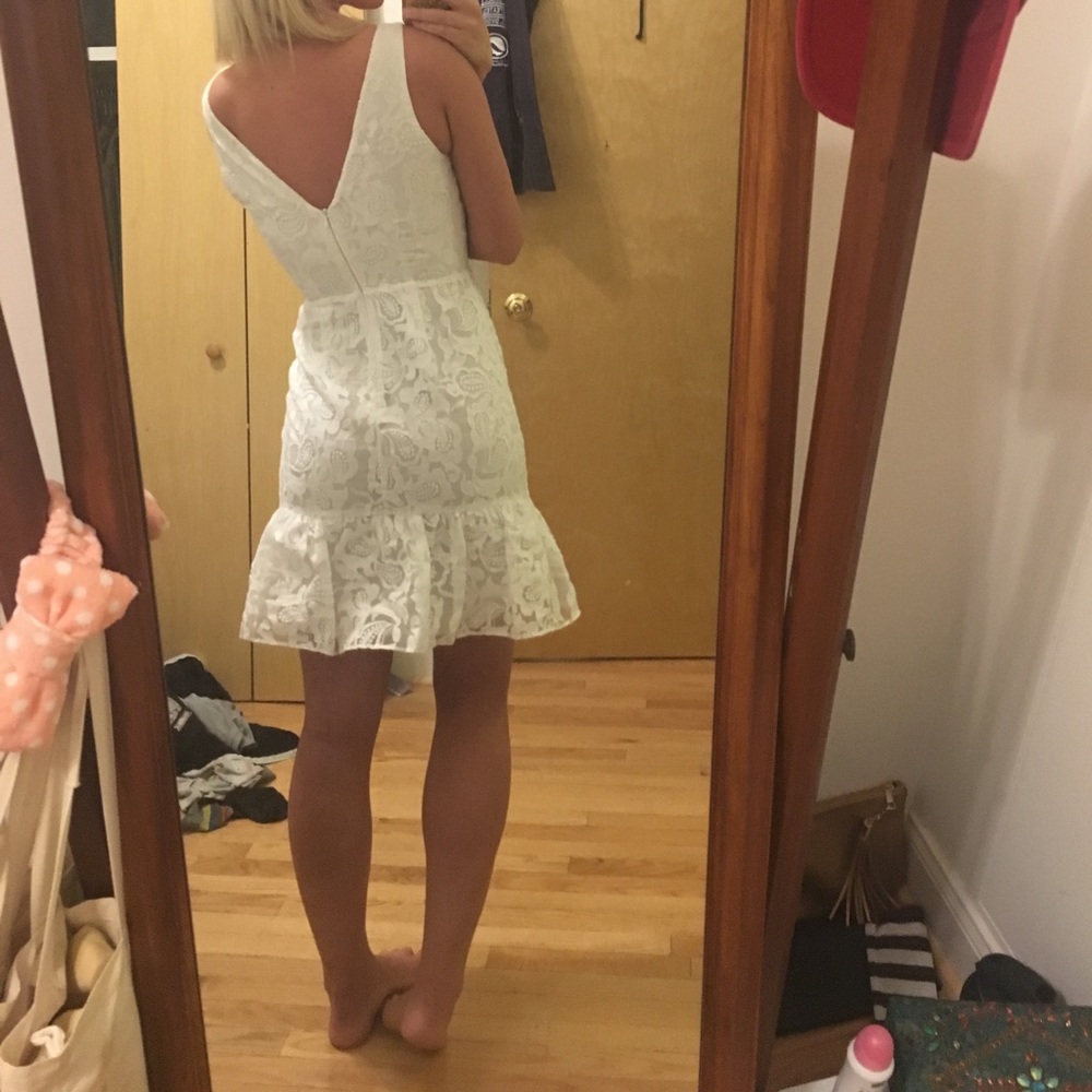 Marchesa Dress NWT White Lace