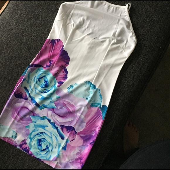 Sexy Floral Mini Summer Dress - Picture 2 of 3