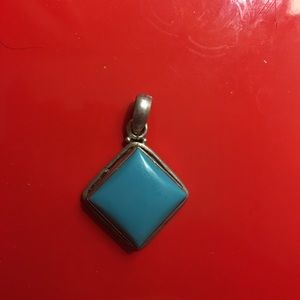Turquoise Sterling Silver Pentant