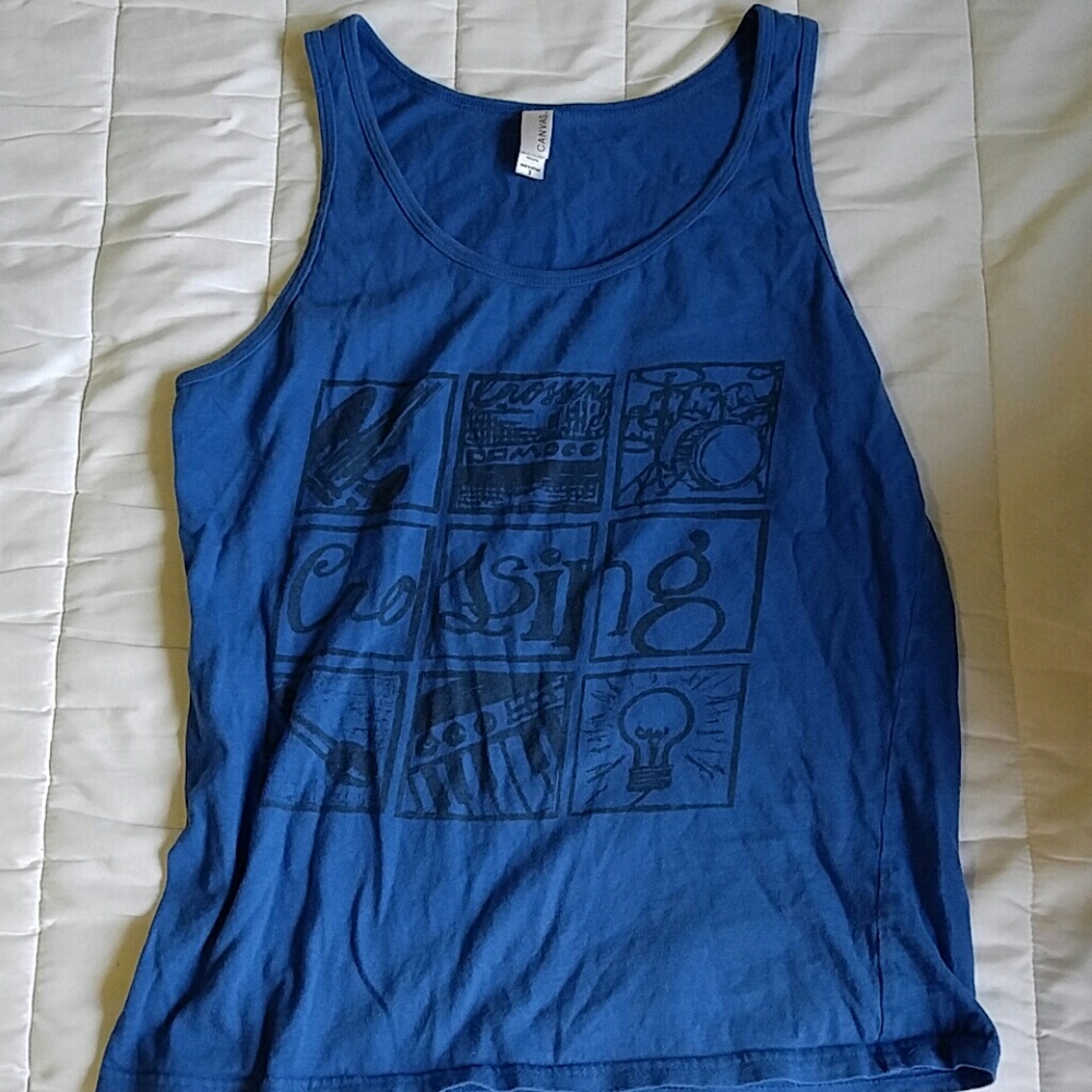 The band crossing tank top