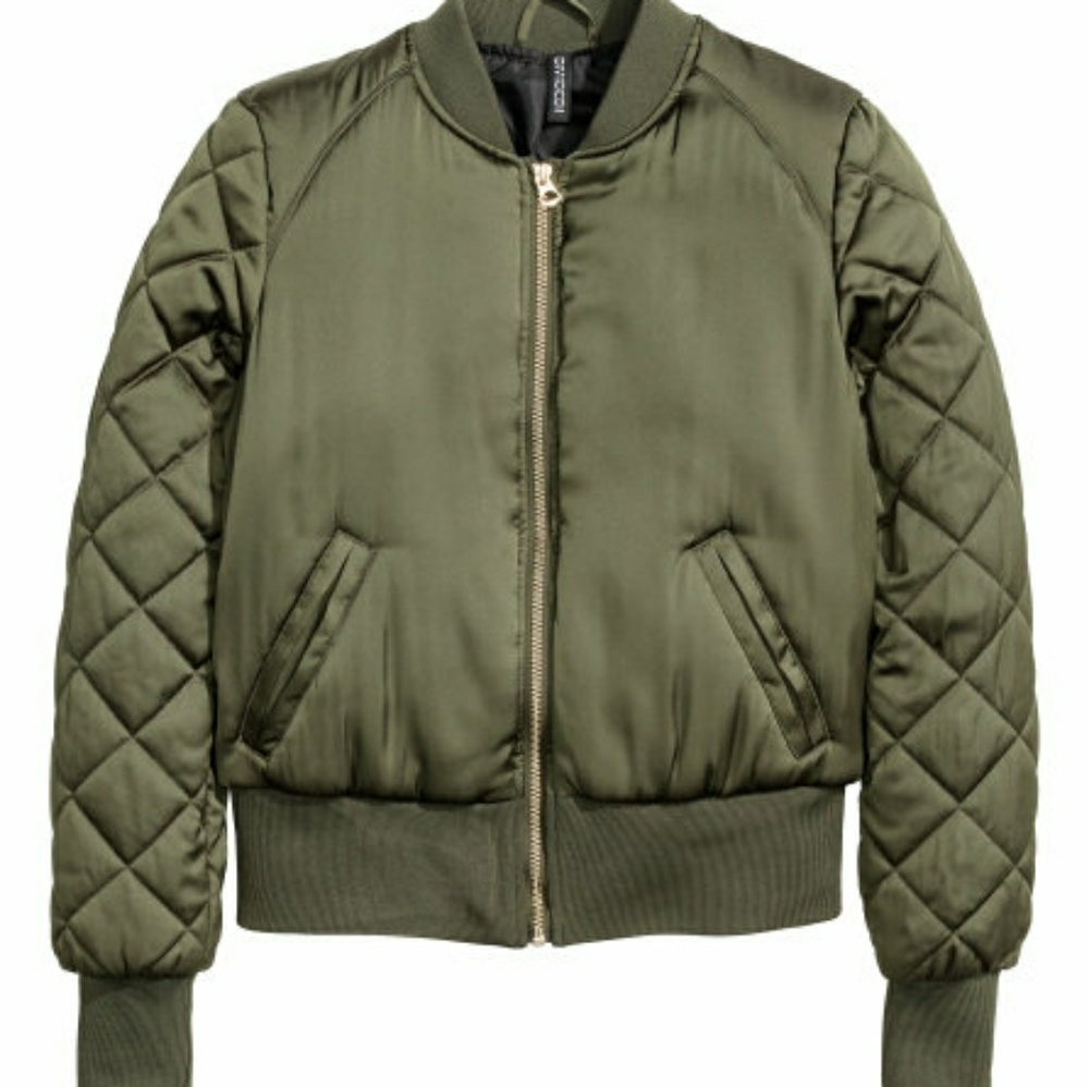 Satin Bomber Jacket