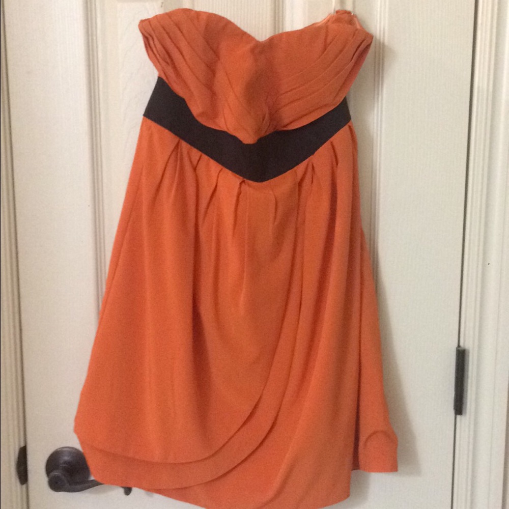 Orange game day dress