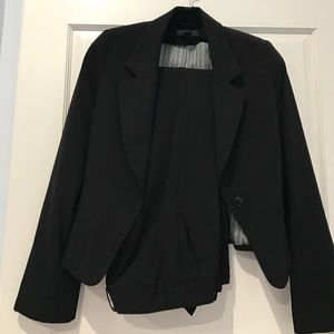 H&M black 2 Piece suit