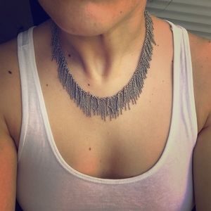 Short Silver Necklace