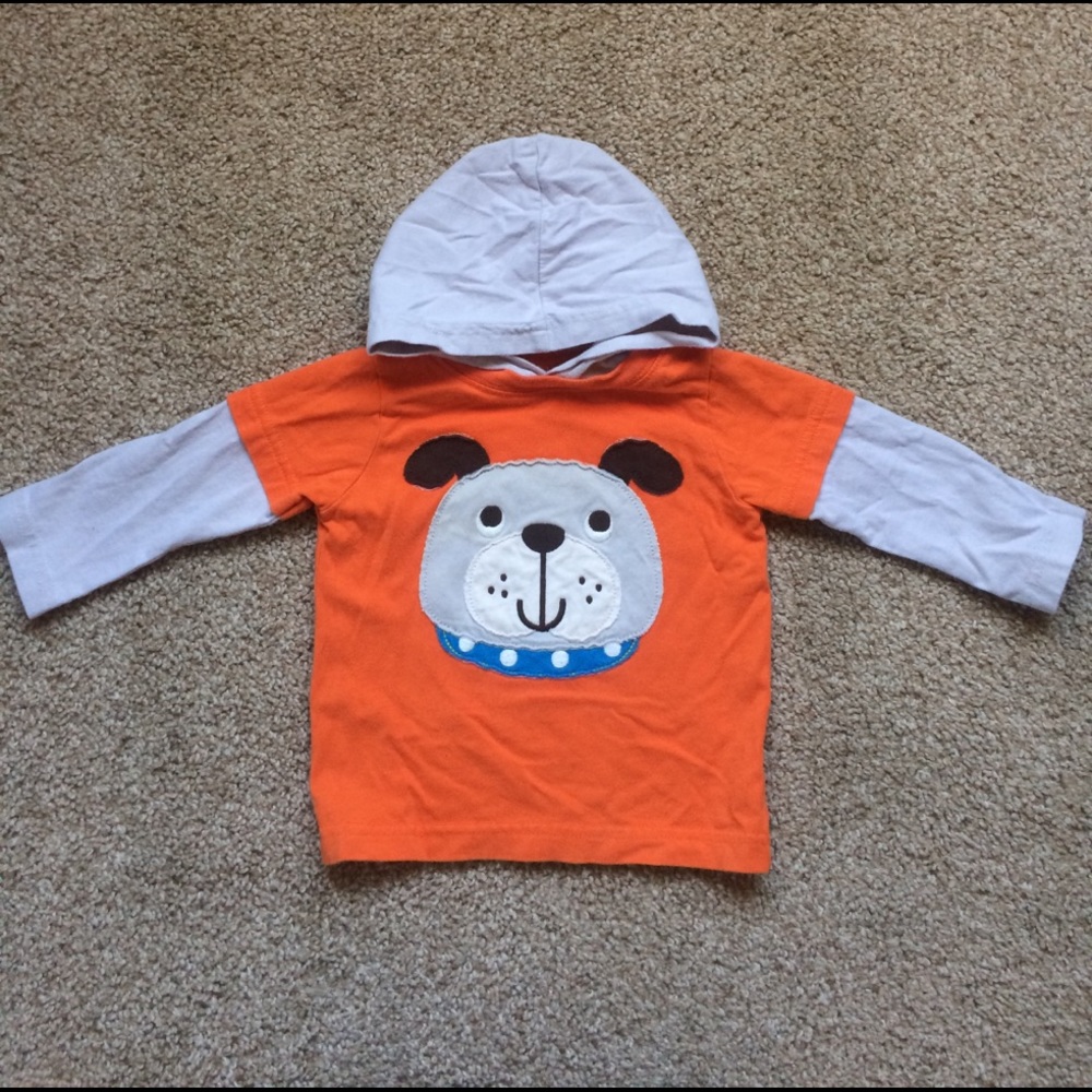 Hooded Shirt with Dog