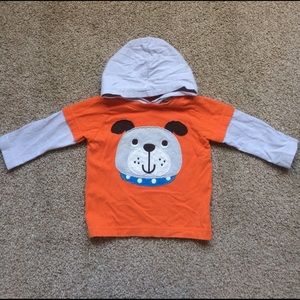 Hooded Shirt with Dog